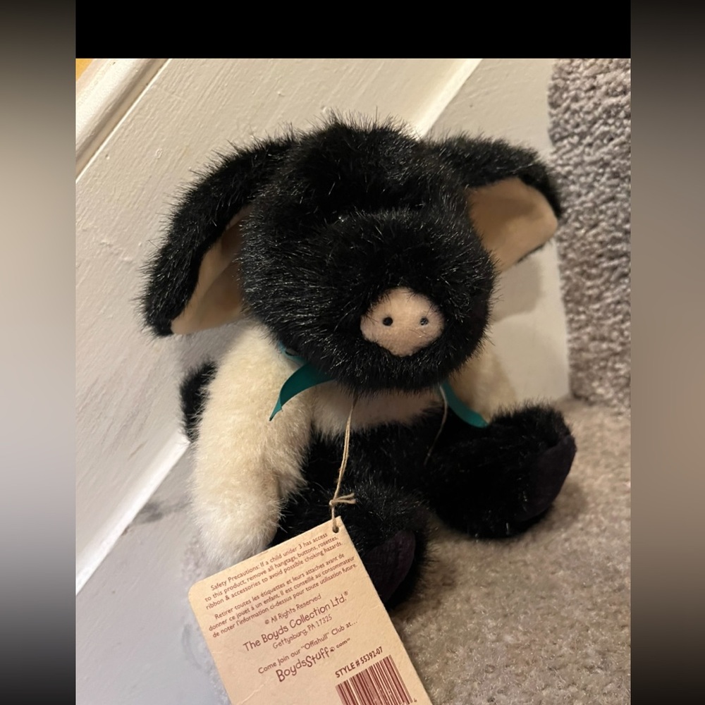 Boyds Bears Plush Pig with Tag